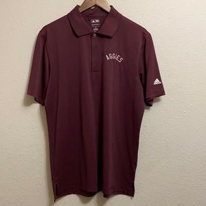 Men’s Texas A&M Adidas Puremotion Golf Polo